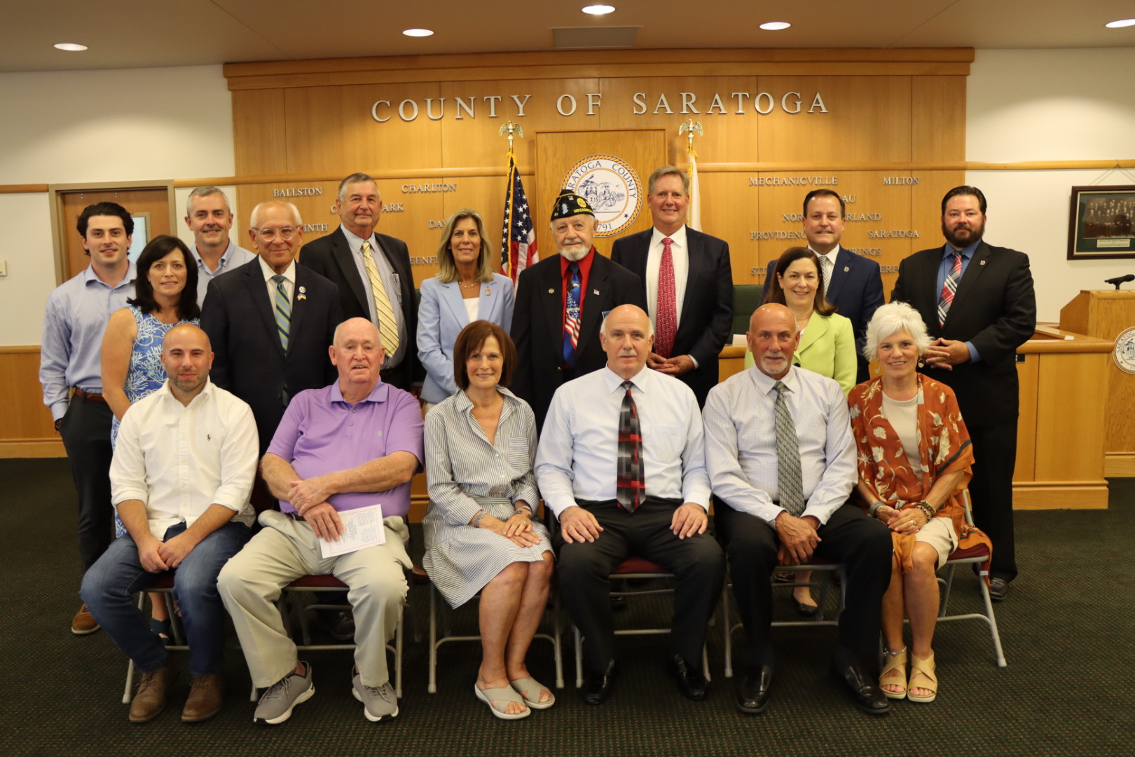 Sgambati Honored at Bd of Supervisors